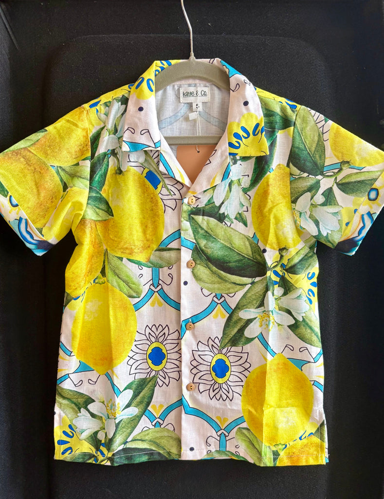 Lemon Tropical - BOYS SHIRT