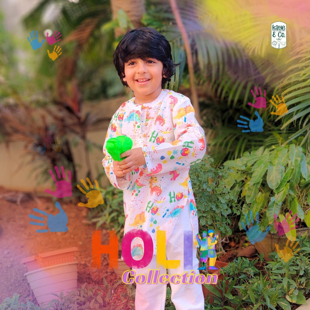 Dino Holi Kurta Set