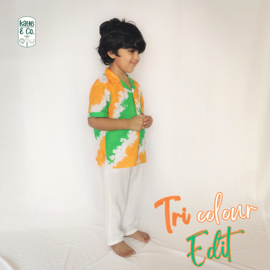 Tricolour Edit Colour Splash Shirt