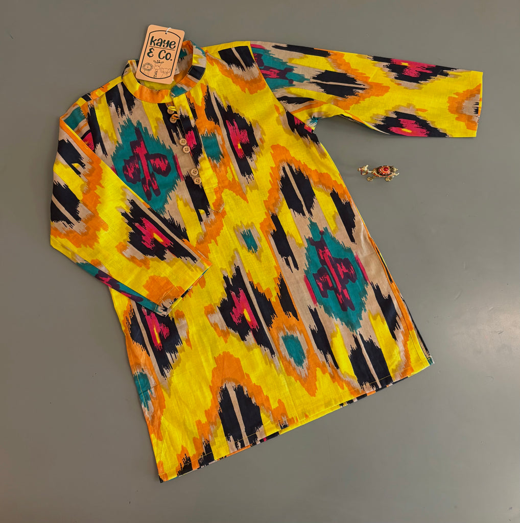 Saffron Yellow Kurta Set