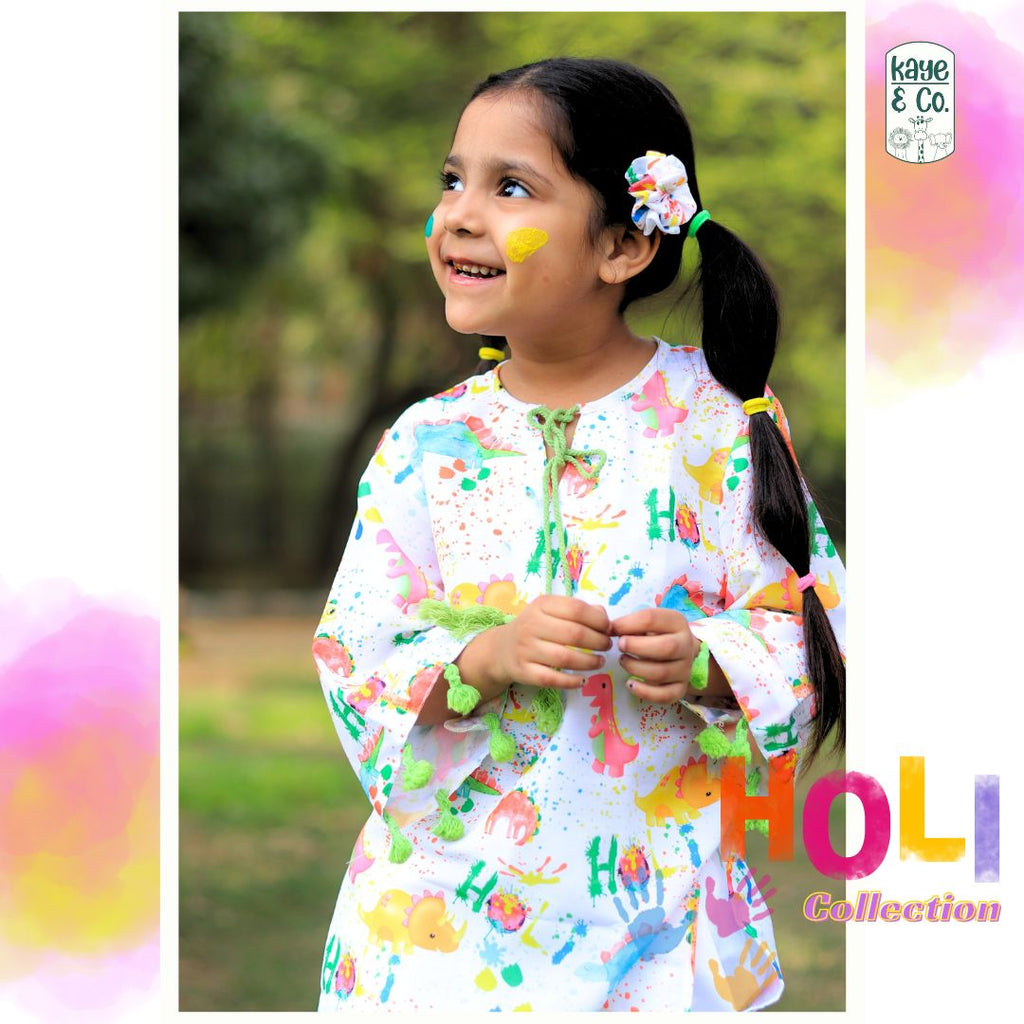 Dino Holi Kurti & Tulip SET