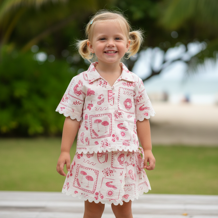 Beach is pink- Skots Set
