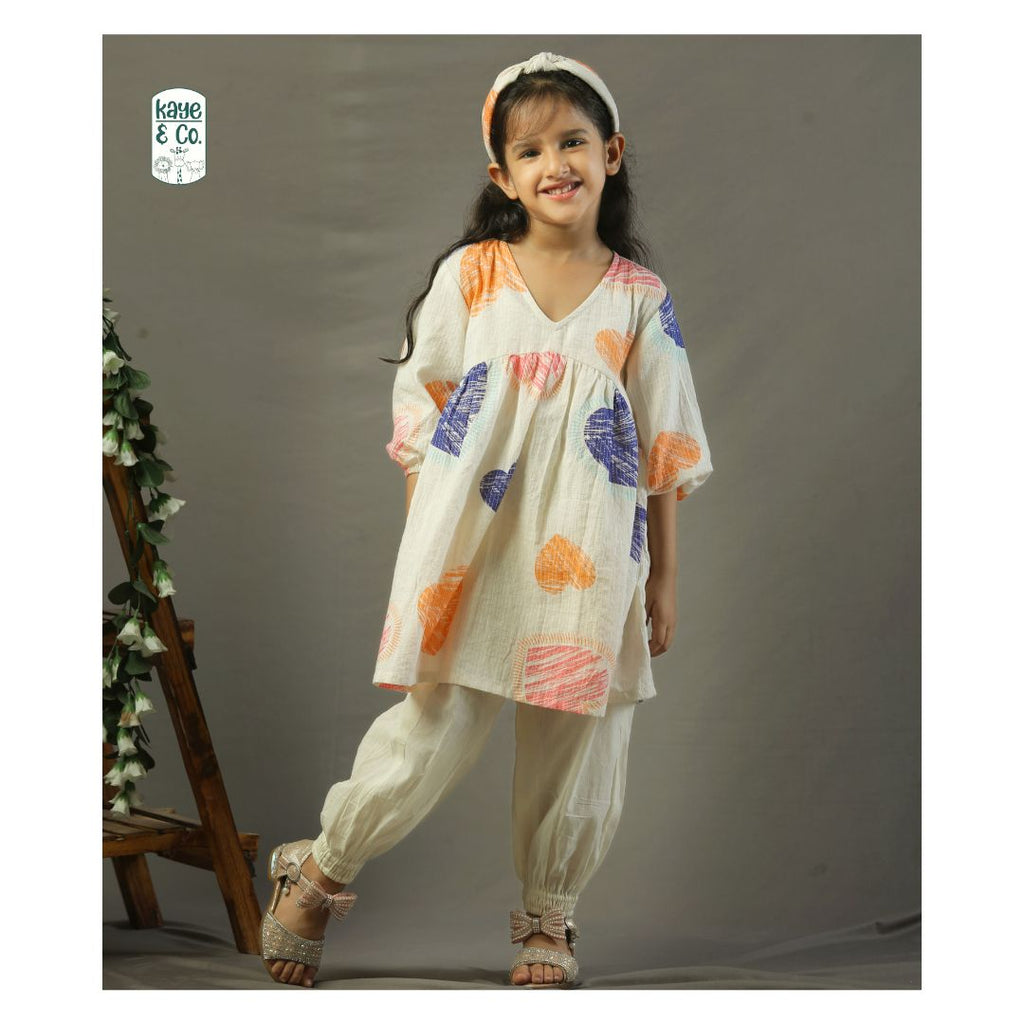 Heart of joy tunic Kurti Set