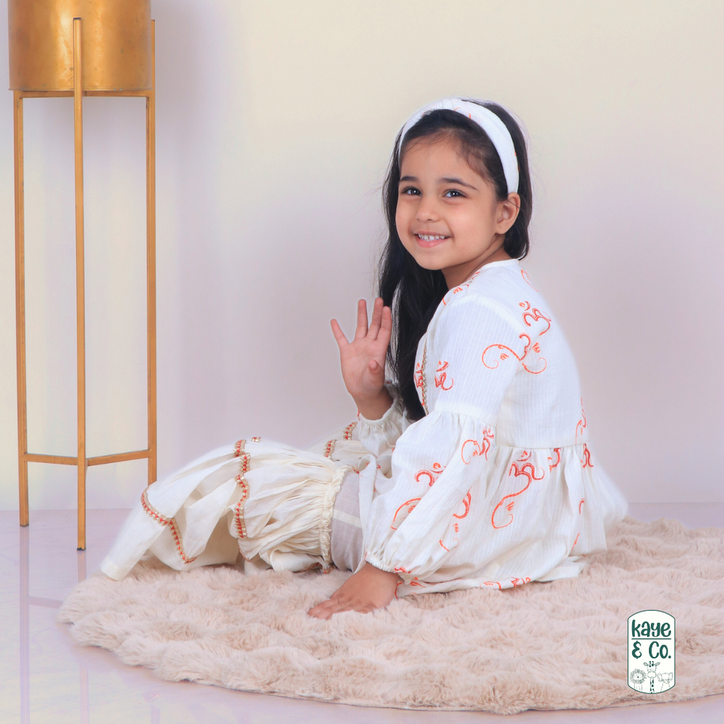 Om Peplum Sharara Set