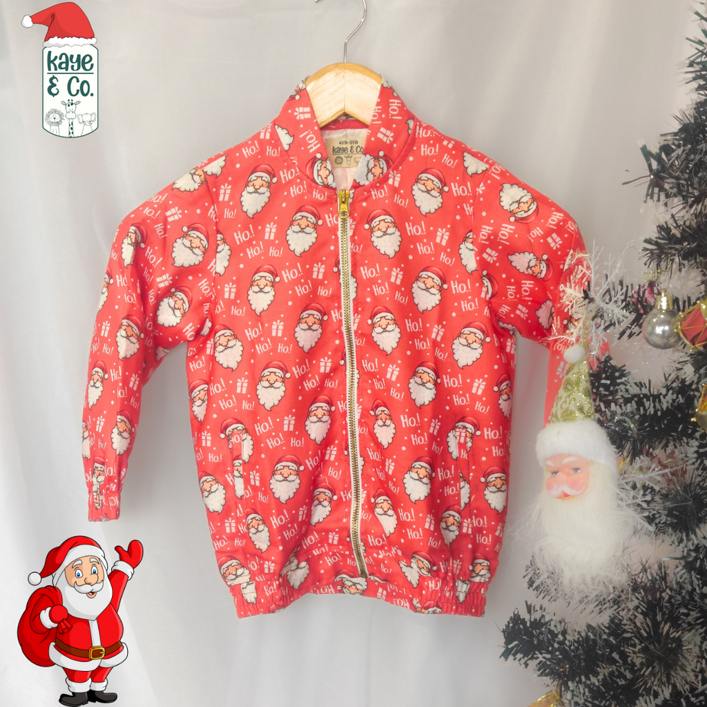 Xmas Edit Ho Ho Ho Bomber Jacket