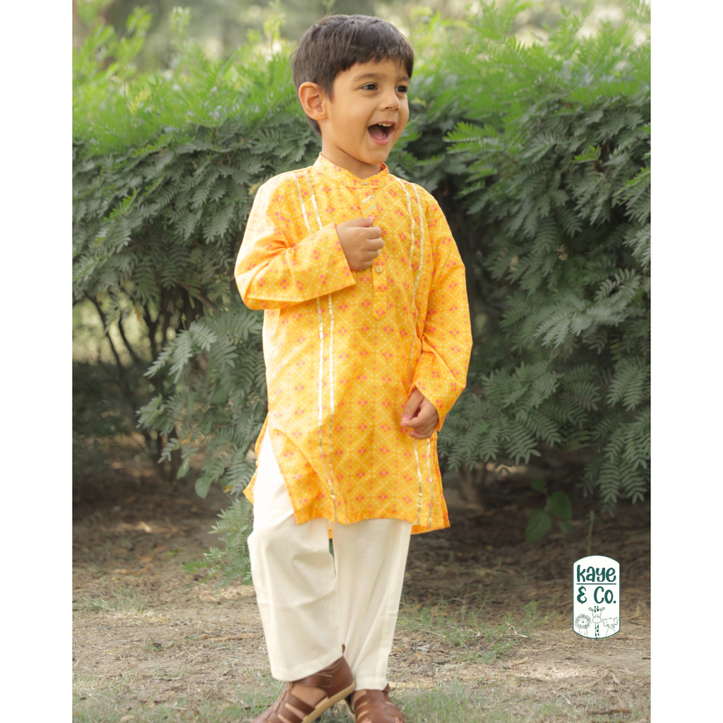 Traditional Patola Kurta Set