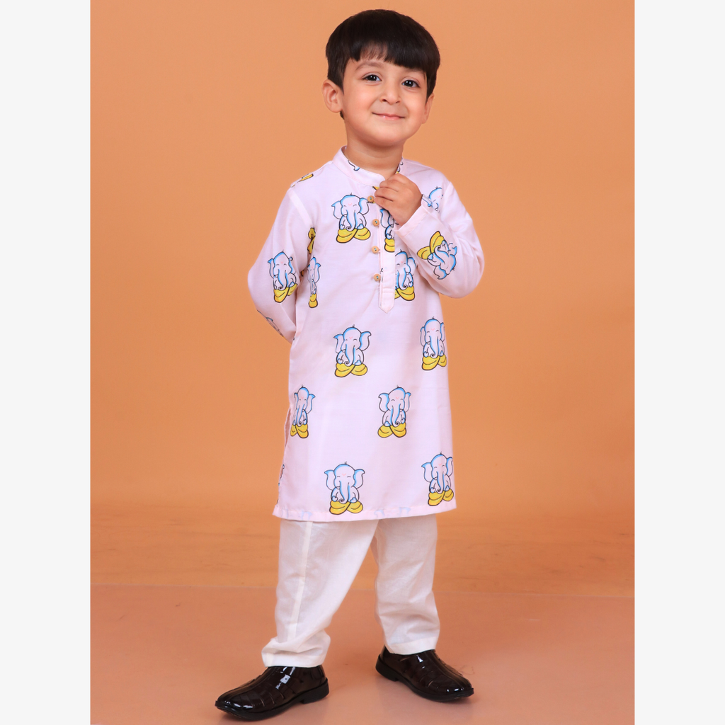 My Ganesha Boys Kurta Set