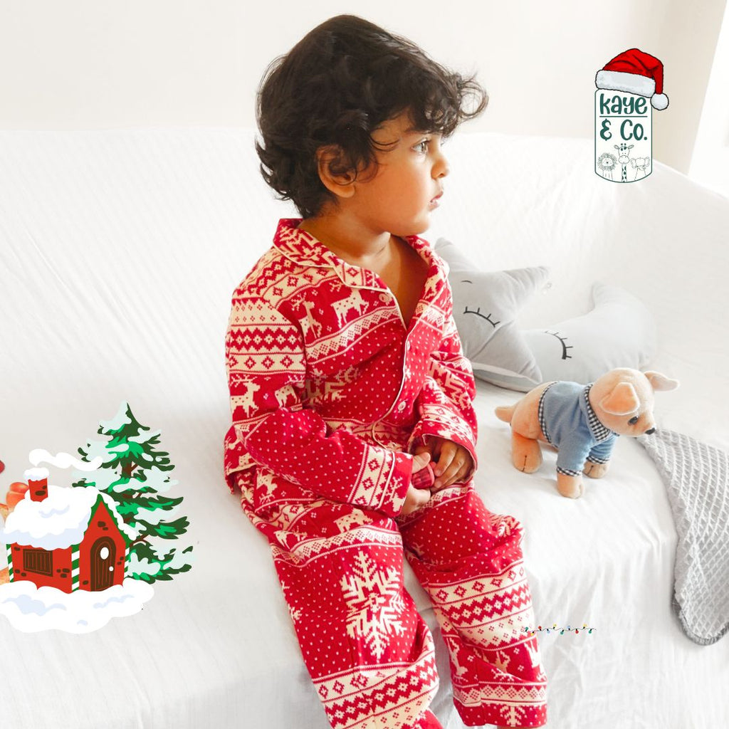 Xmas Special - Reindeer & Snowflake PJ set.