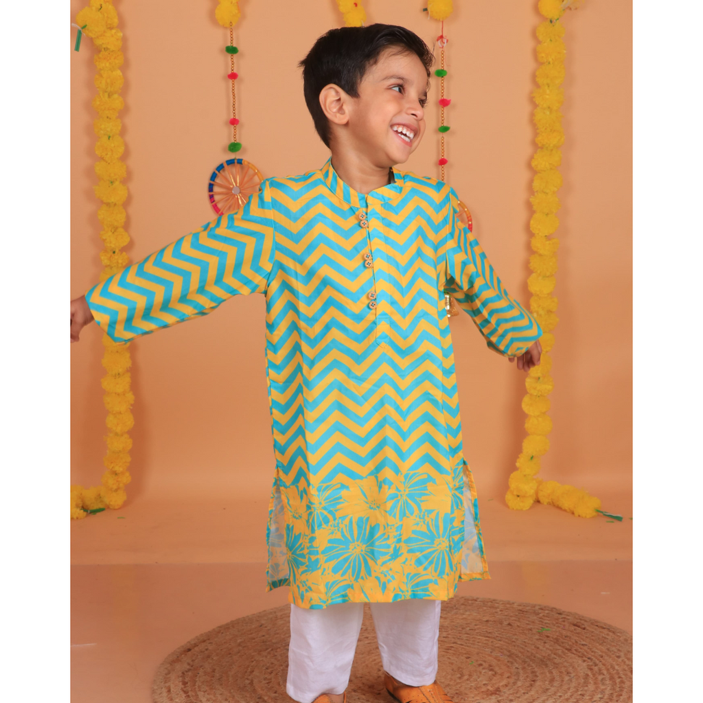 Bumble Bee Boys Kurta Set