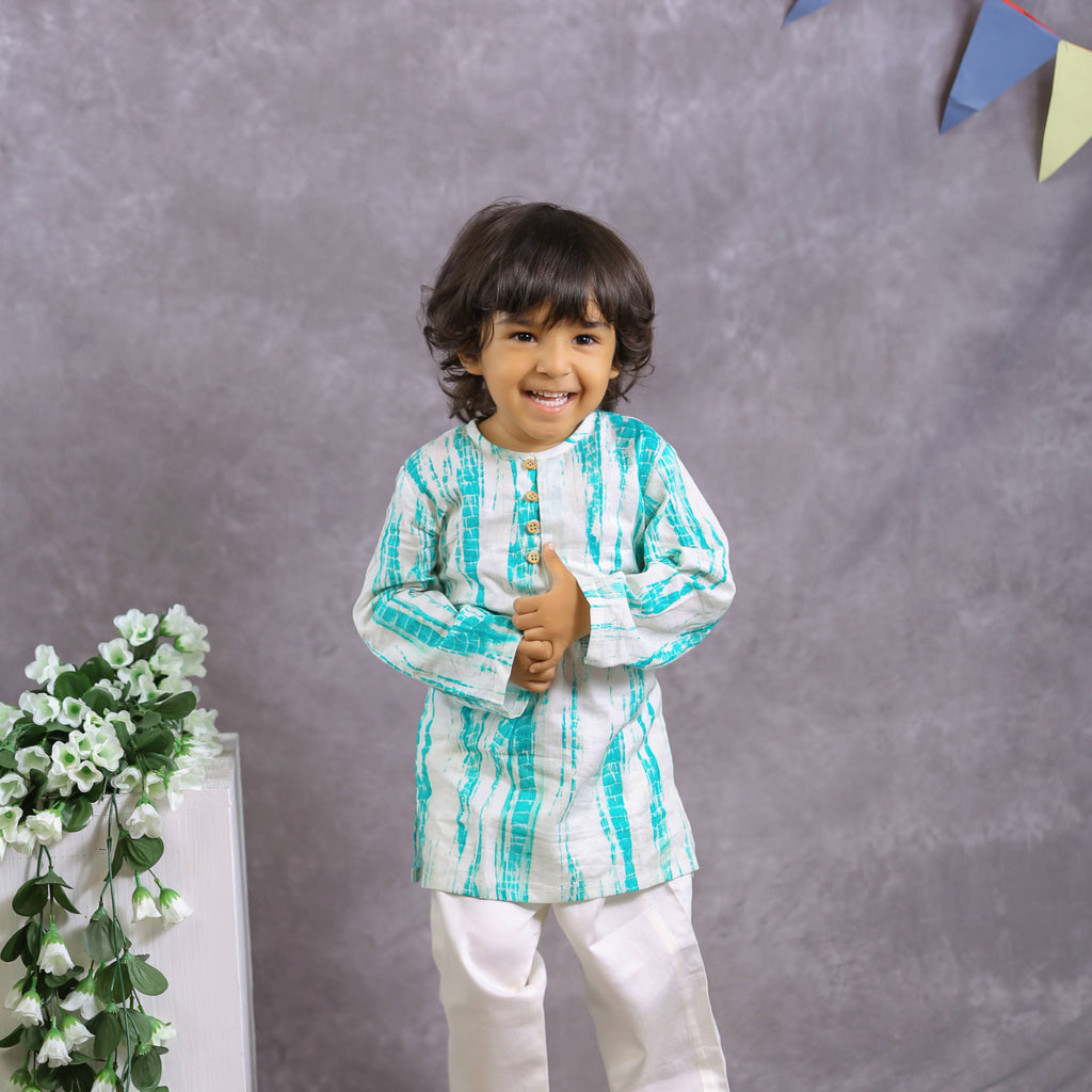 Shibori Print Kurta