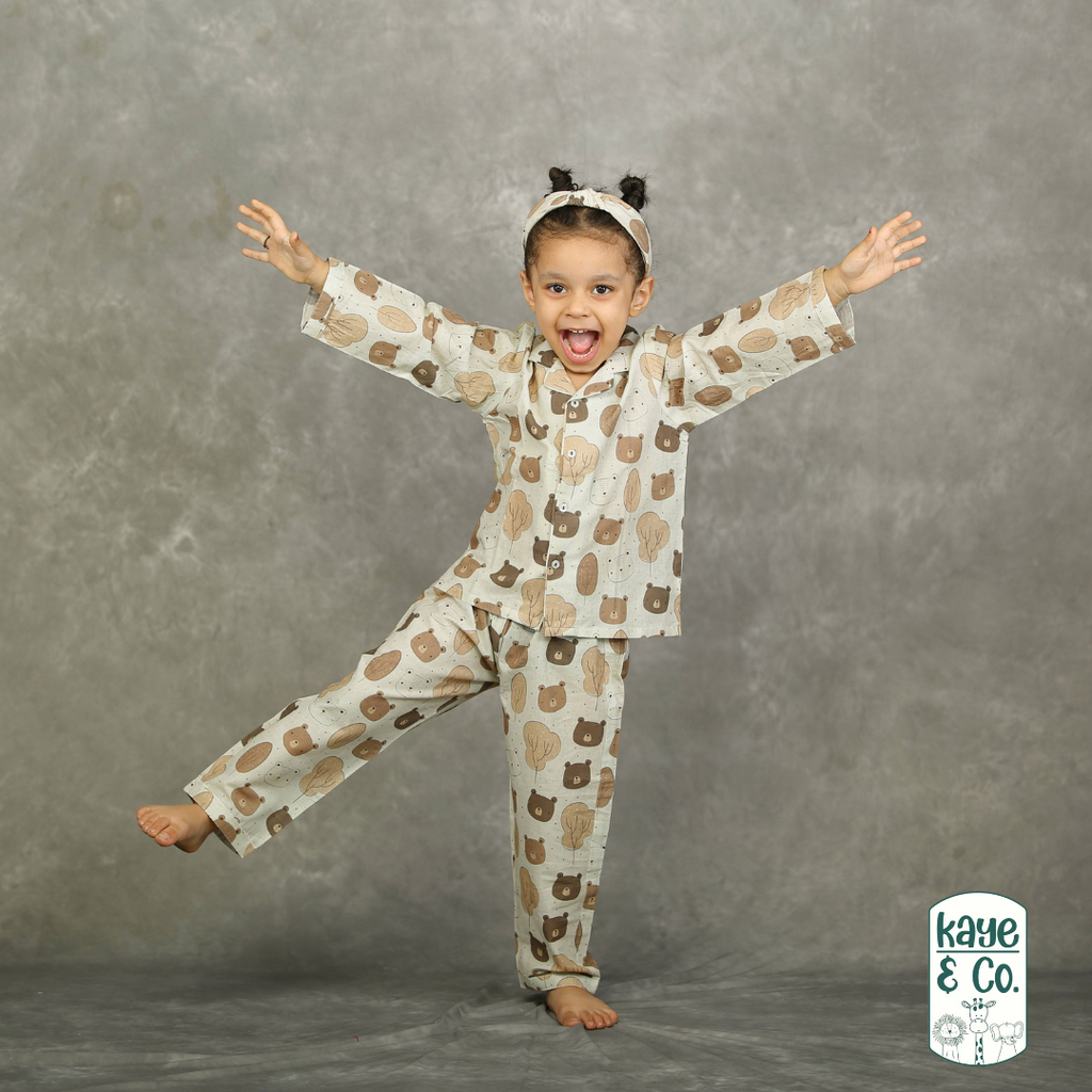 Brown Bear PJ Set