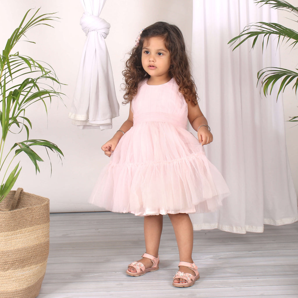 Baby Pink Party Dress