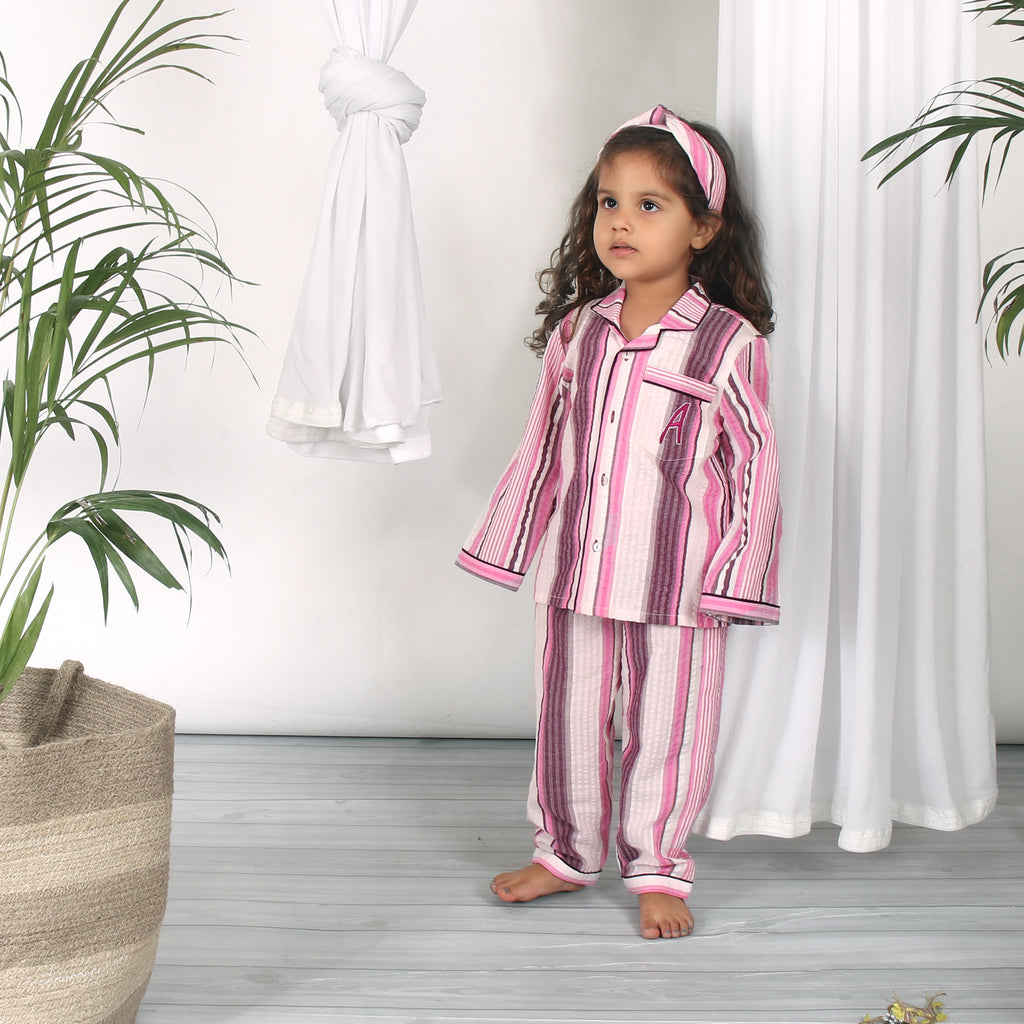 Stripe cotton PJ set