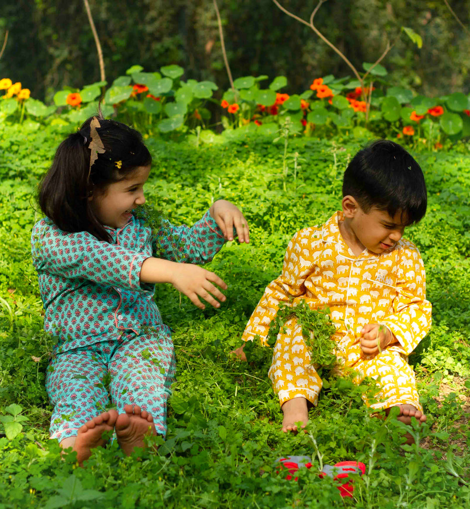 Elphie Pj Set - Yellow