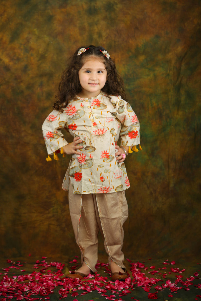 Lotus Flower KURTI & Tulip SET